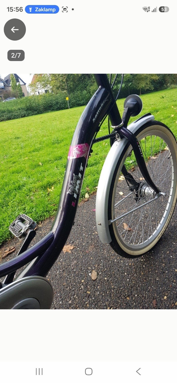 Leuk Limit xelair damesfiets 26 inch wielnaat, Minder dan 47 cm, Ophalen, Gebruikt, Overige merken