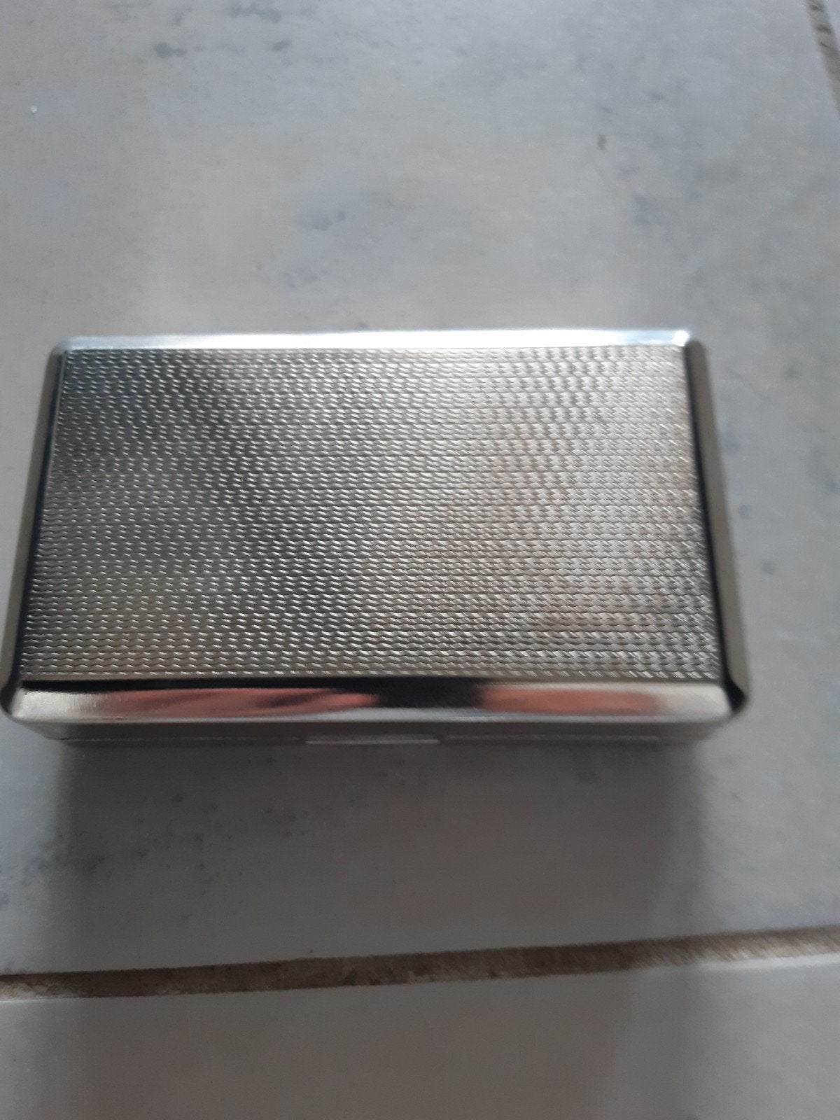 Vintage sigarettendoosje / tabaksdoosje, Verzamelen, Ophalen, Gebruikt, Tabaksdoos of Verpakking