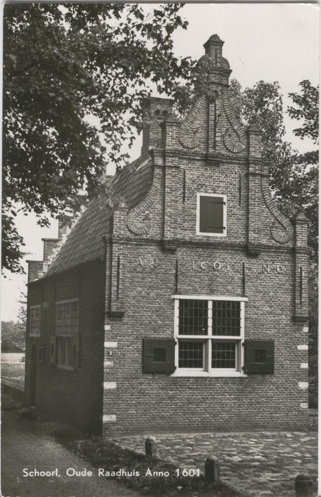 Schoorl Oude Raadhuis  Anno 1601, Verzenden, 1940 tot 1960, Ongelopen, Noord-Holland