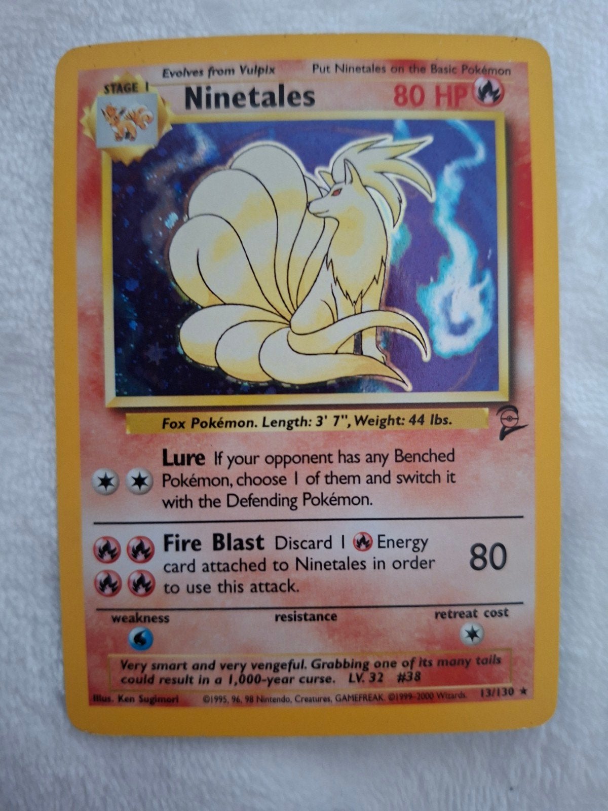 Ninetales pokemon kaart, Ophalen
