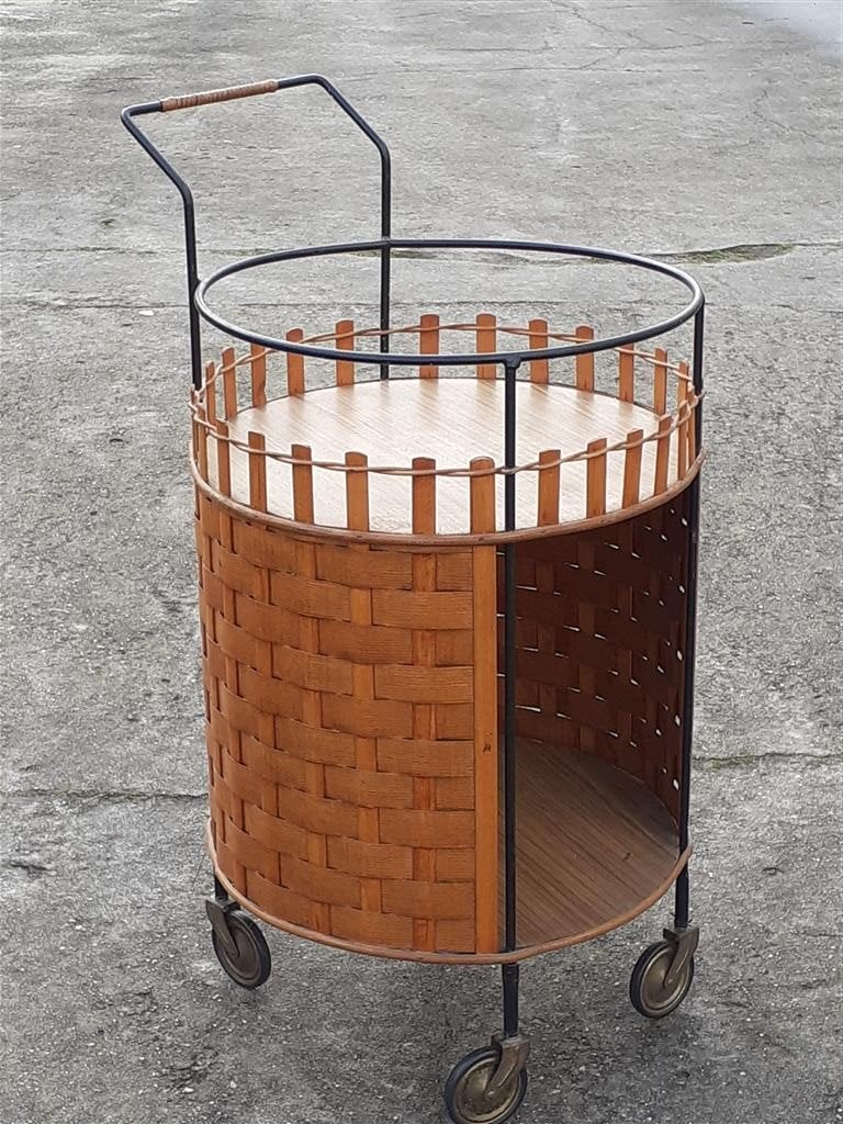 Trolley / Serveerwagen '60s ( Retro/Vintage/Design ), Ophalen, Gebruikt