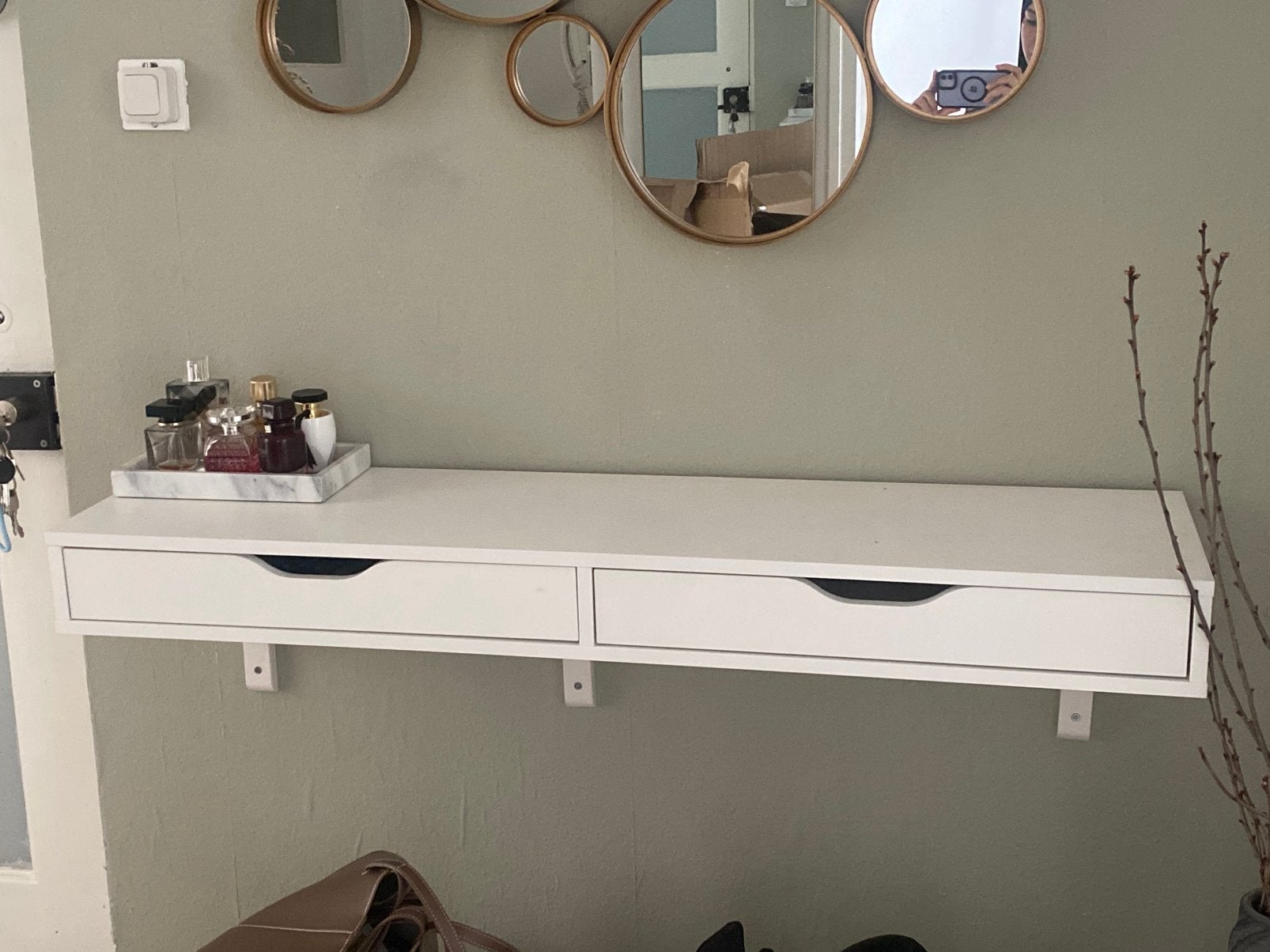 Ikea wandlade (120x30cm), Ophalen of Verzenden, Zo goed als nieuw