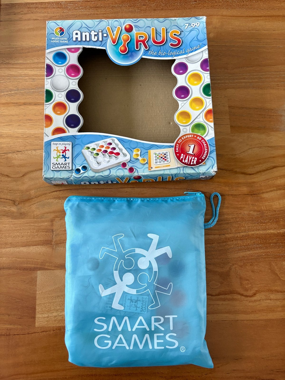 Smart Games Anti-Virus: Het Biologische Logica Spel, Een of twee spelers, Ophalen of Verzenden, Zo goed als nieuw, Reisspel