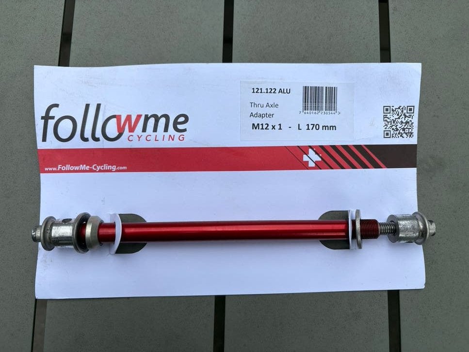 FollowMe-Cycling Steekas Adapter M12 x 1 - L 170 mm, Overige typen, Ophalen of Verzenden, Zo goed als nieuw, Racefiets