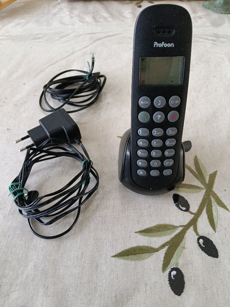 dect telefoon van profoon, Ophalen, Zo goed als nieuw, 1 handset, Stralingsarm