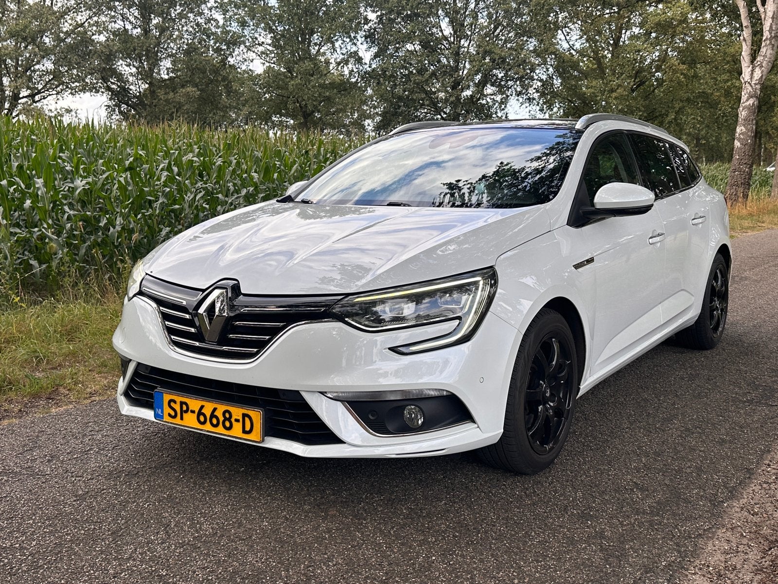 Renault Megane Estate Bose 1.3TCe 163pk 2018, Leder en Stof, Stationwagon, Handgeschakeld, Grijs