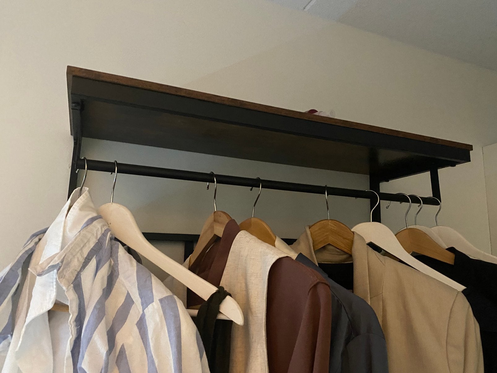 Wand Kledingrek, Zo goed als nieuw, Minder dan 100 cm, Hout, Ophalen