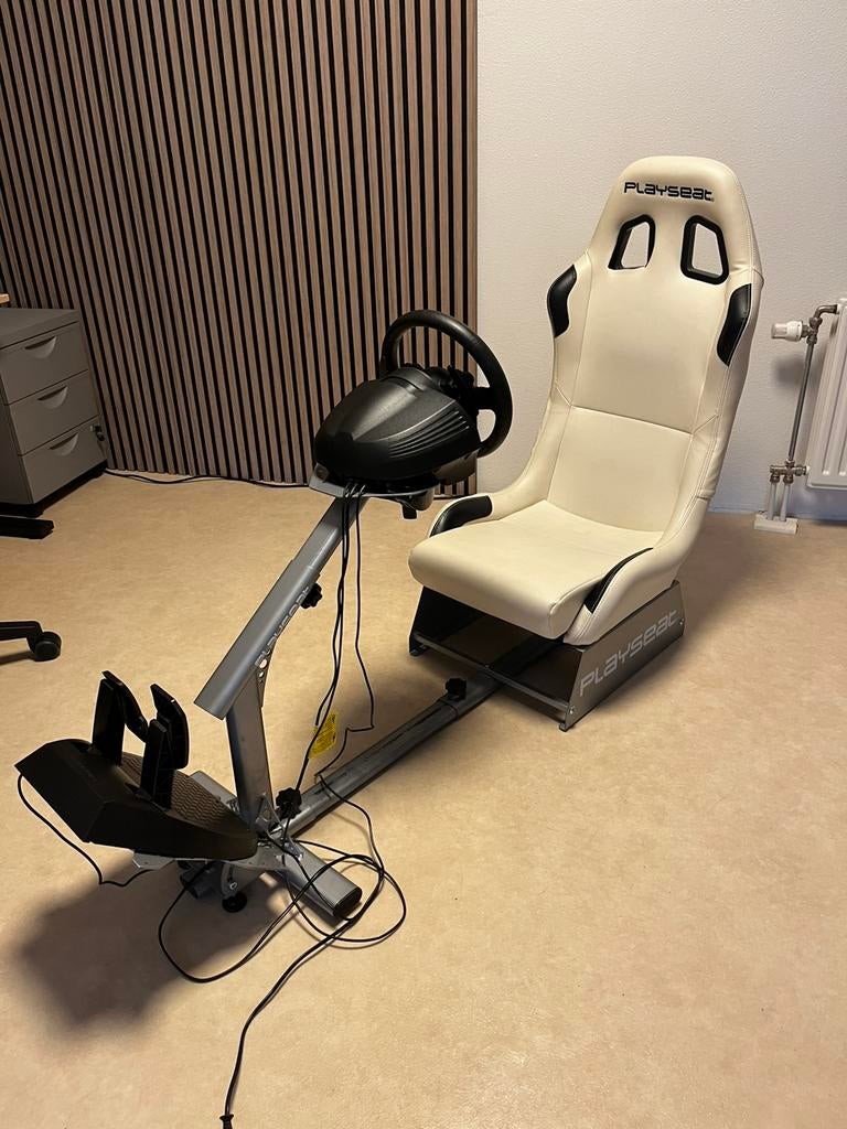 Playseat racestoel met stuur en schakpook, Ophalen, Zo goed als nieuw