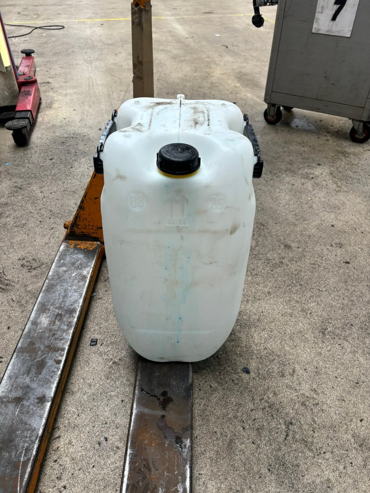 60L vaten, Ophalen, Gebruikt