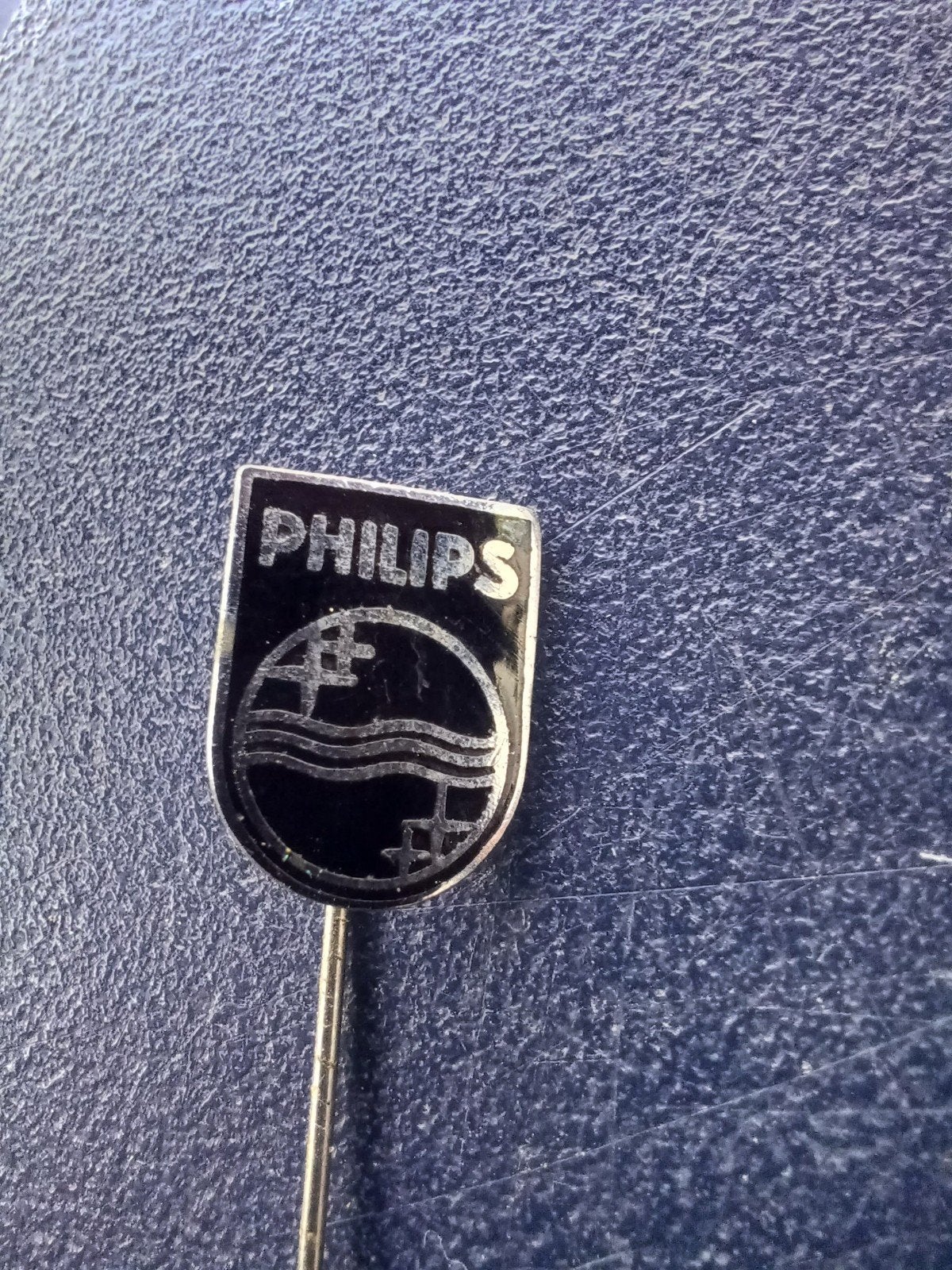Speldje Philips (2) (zwart), Ophalen of Verzenden, Gebruikt, Overige onderwerpen, Speldje of Pin
