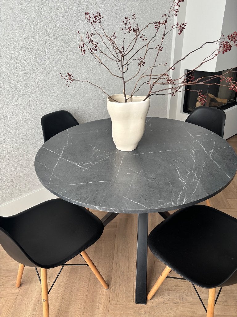 Ronde eettafel Mariedamm ikea, Ophalen, 100 tot 150 cm, Rond, 50 tot 100 cm
