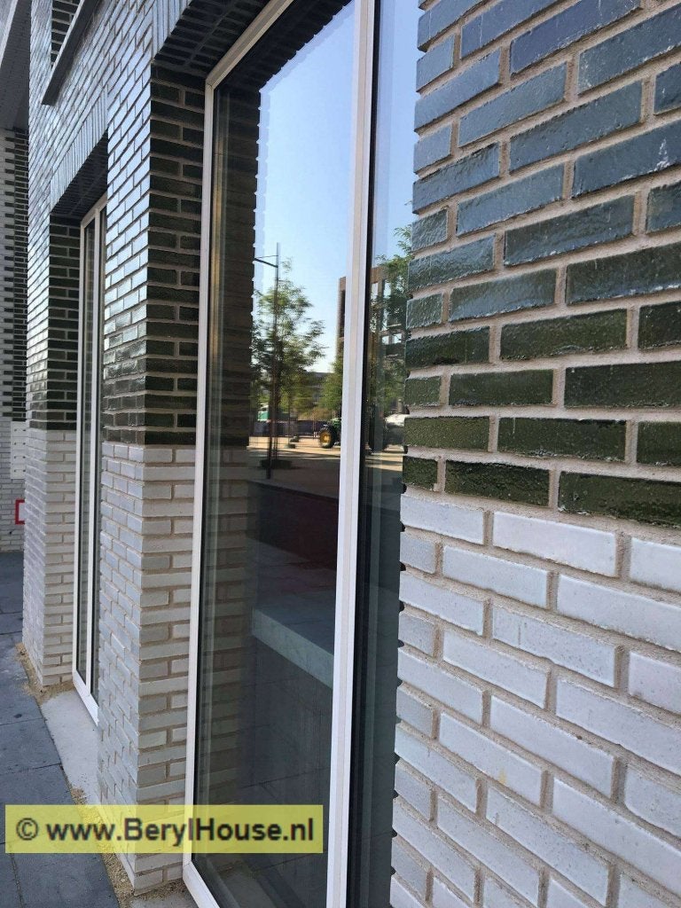 v.a. € 20,- per m2  Geglazuurde baksteenstrippen/ strippen, Doe-het-zelf en Verbouw, Metselstenen, ST-JORIS, Bakstenen, Niet ingevuld