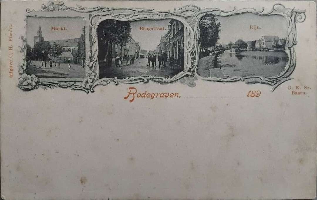 Bodegraven (Zuid-Holland) – ca. 1900, Ophalen of Verzenden, Voor 1920, Ongelopen, Zuid-Holland