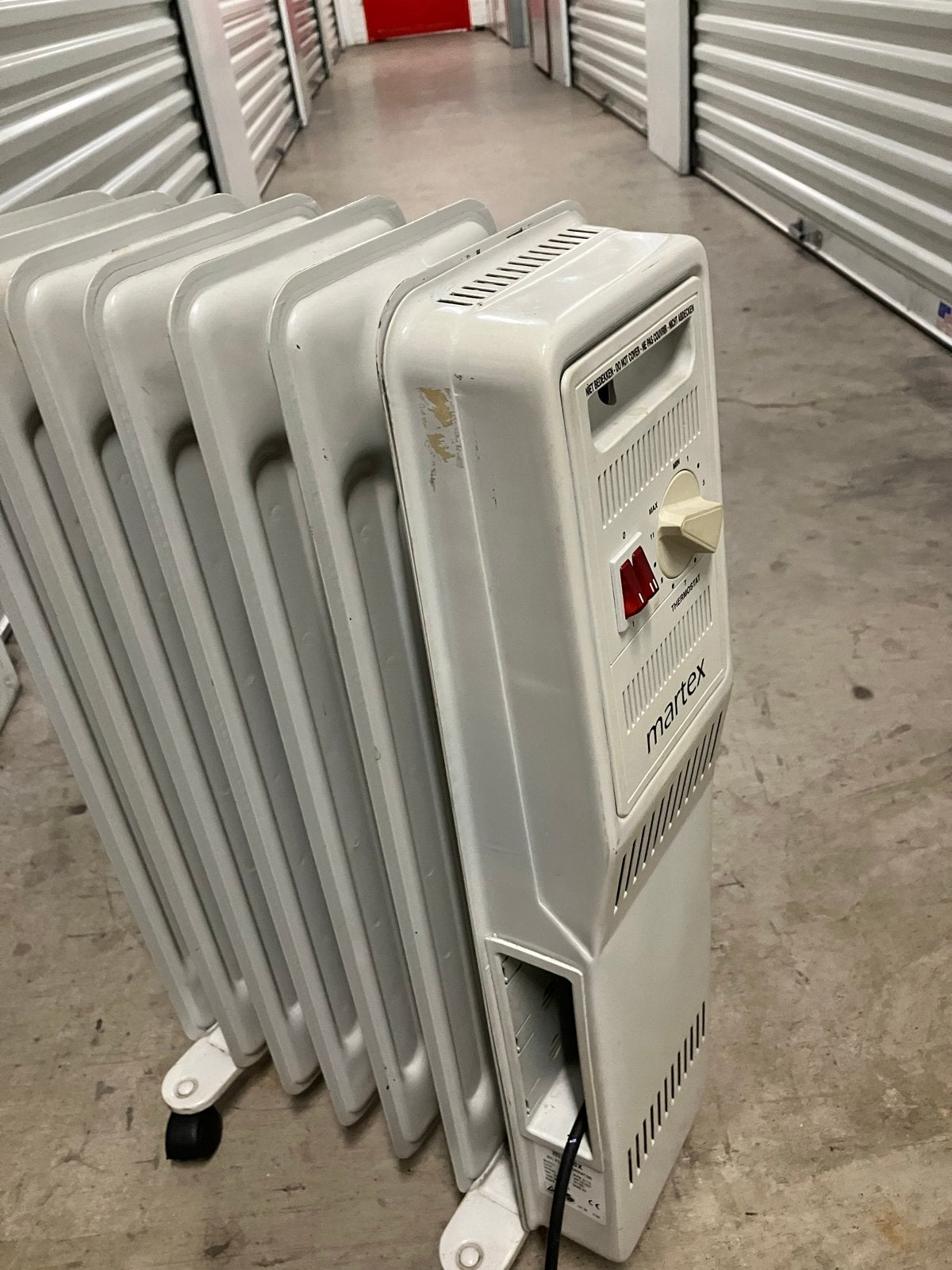 Martex oliegevulde radiator - Elektrische kachel, Ophalen, Gebruikt, Kachel, Minder dan 60 cm