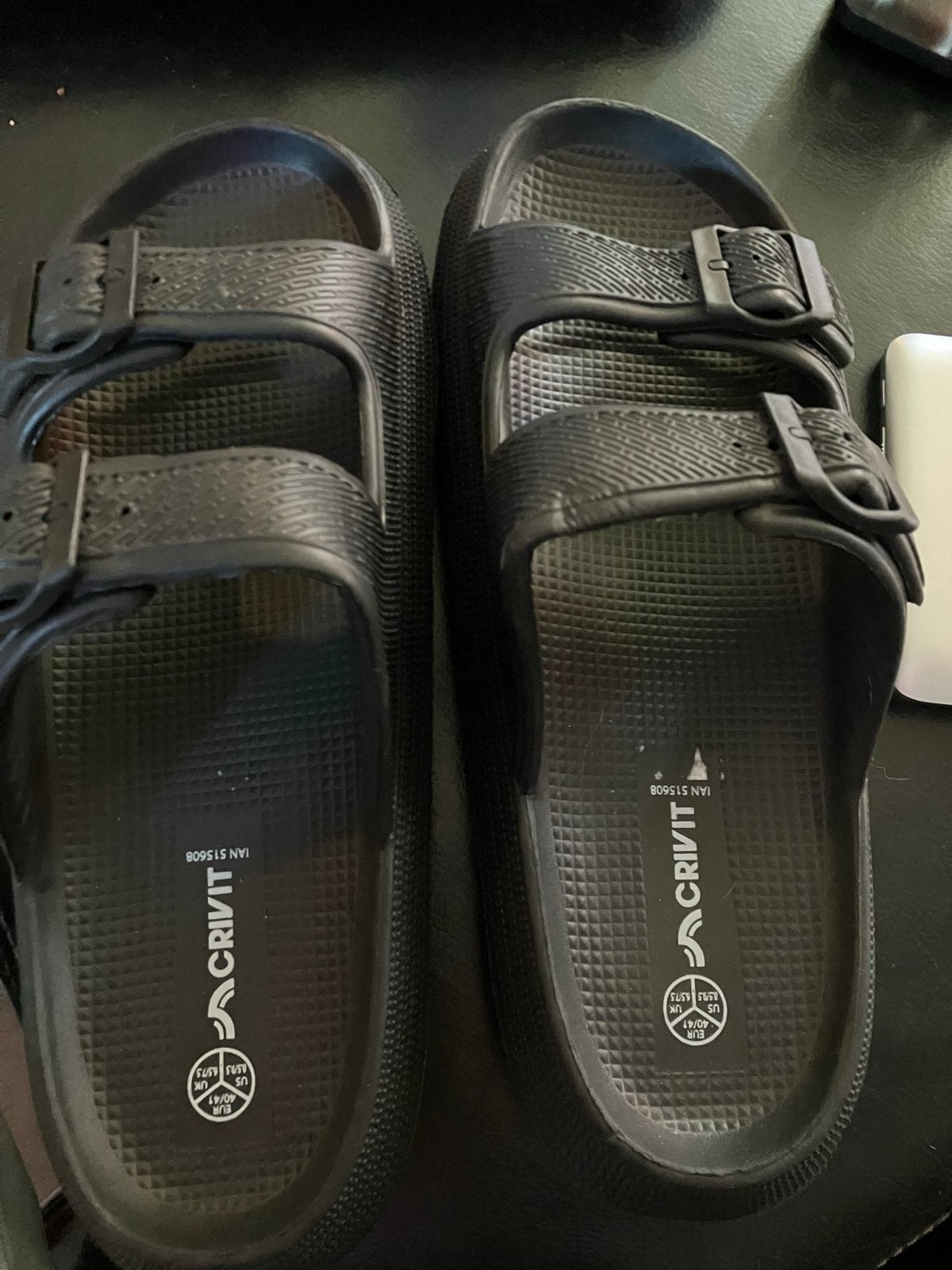 Nieuwe Crivit slippers maat 40/41, Ophalen of Verzenden, Nieuw, Zwart, Slippers