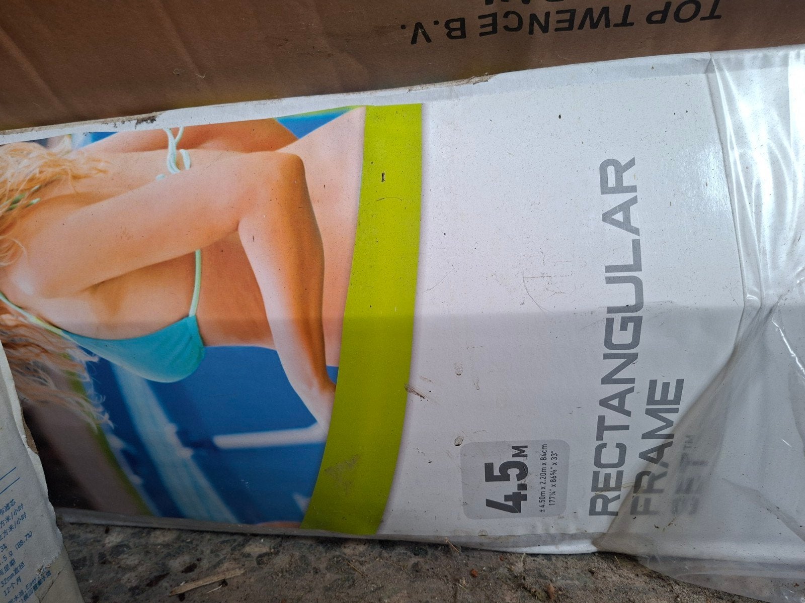 Intex Zwembad 4.5m x 2.2m x 84cm met complete set, Ophalen, Gebruikt, 200 tot 300 cm, 80 tot 120 cm