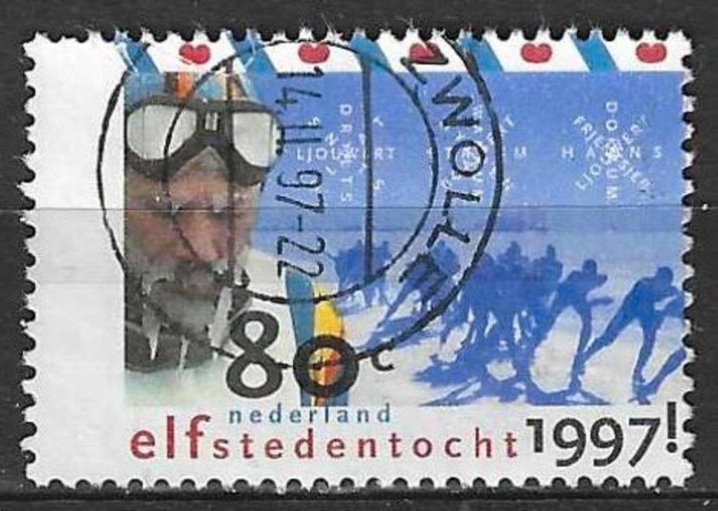 Nederland 1997 - Yvert 1578 - Elfstedentocht (ST), Verzenden, Gestempeld