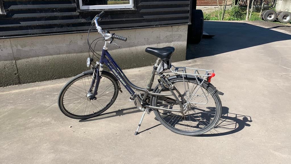 montego damesfiets lichtgewicht axa slot., Fietsen en Brommers, Ophalen, 20 inch of meer, Gebruikt, Versnellingen