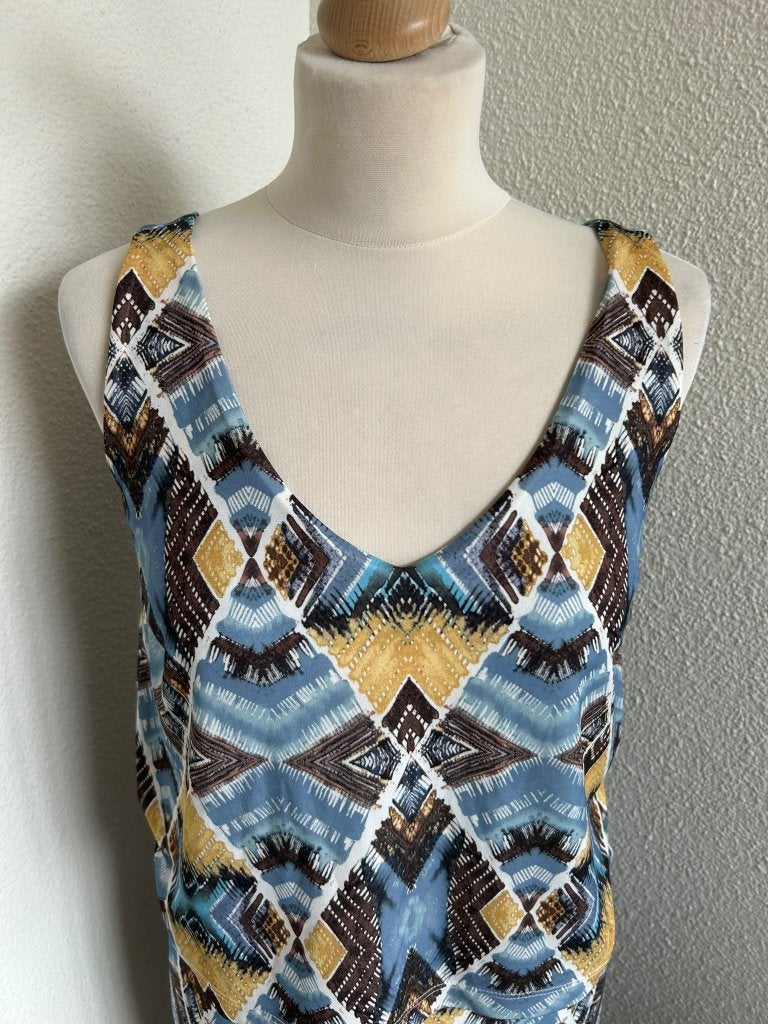 TaiFun maat L classy jurk 2084, TaiFun, TaiFun, TaiFun, Blauw