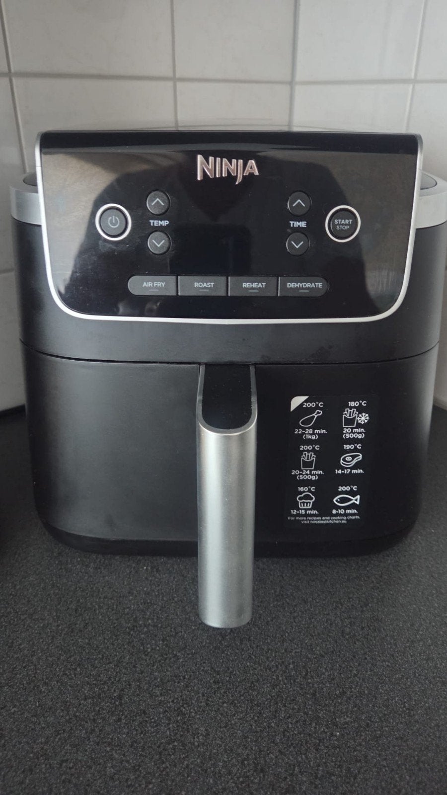 Ninja airfryer PRO - 4,7 Liter, Ophalen, Zo goed als nieuw, Airfryer, 750 t/m 999 gram