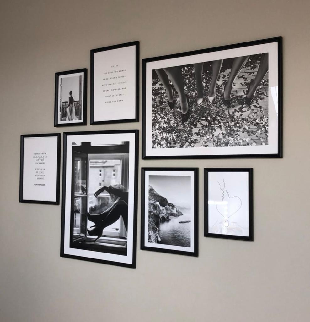 Prachtige set van 7 lijsten inclusief posters., Ophalen