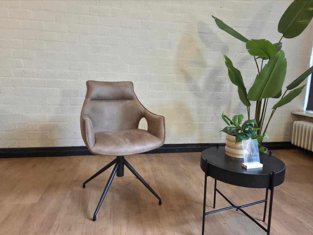 De Bommel Candice Showroommodel Stoel - Perfecte Staat, Huis en Inrichting, Bruin, Ophalen of Verzenden, Zo goed als nieuw, Eén