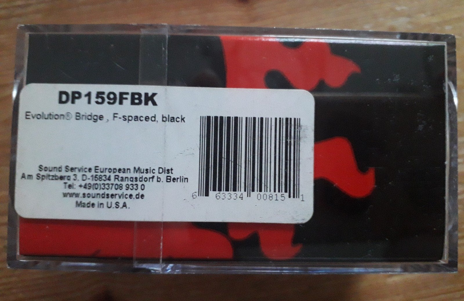 DiMarzio Evolution, DP159FBK, F-spaced bridge Pickup, Muziek en Instrumenten, Ophalen of Verzenden, Nieuw, Elektrische gitaar