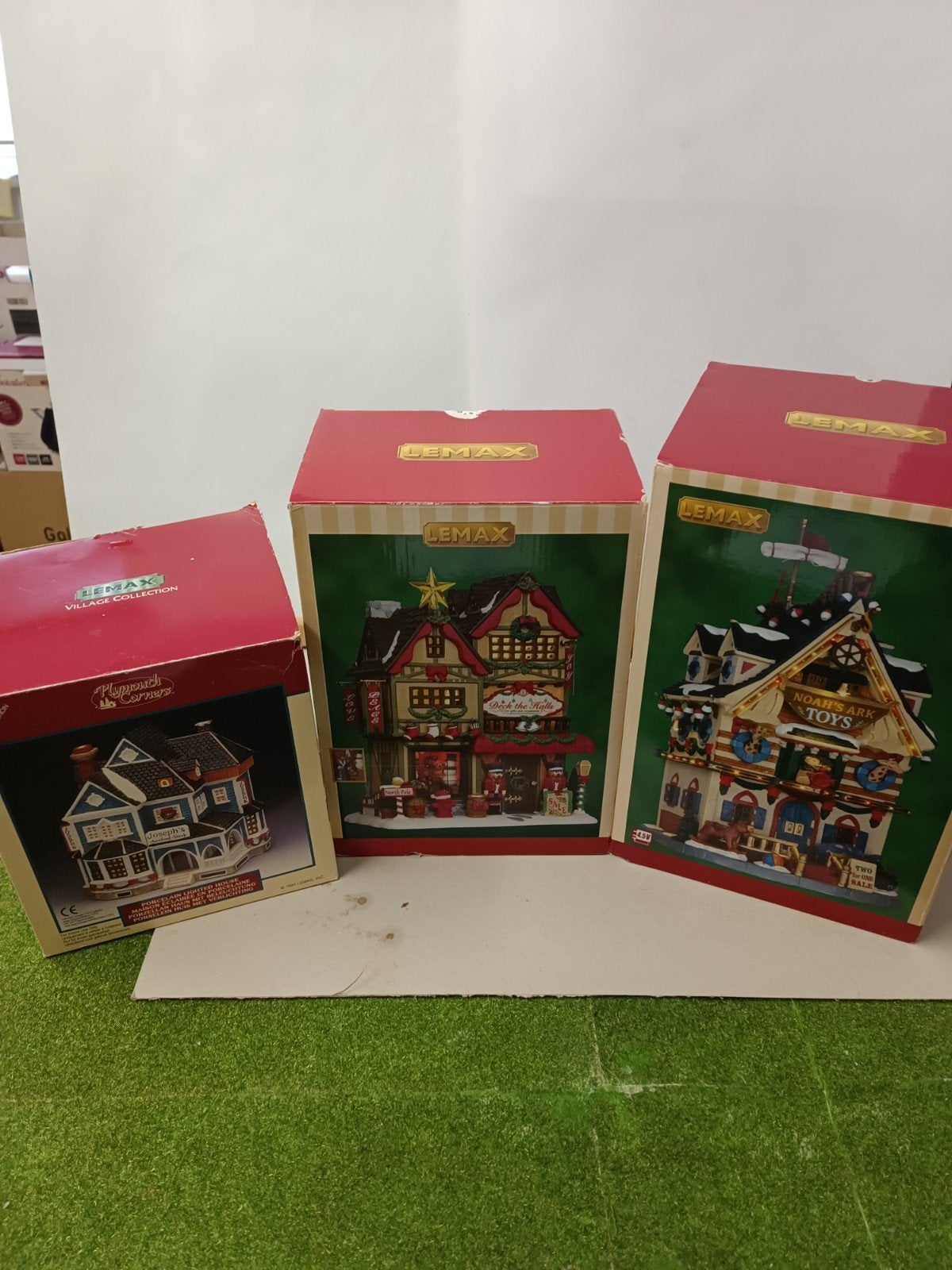 miniatuur kerstdorp, Ophalen, Gebruikt
