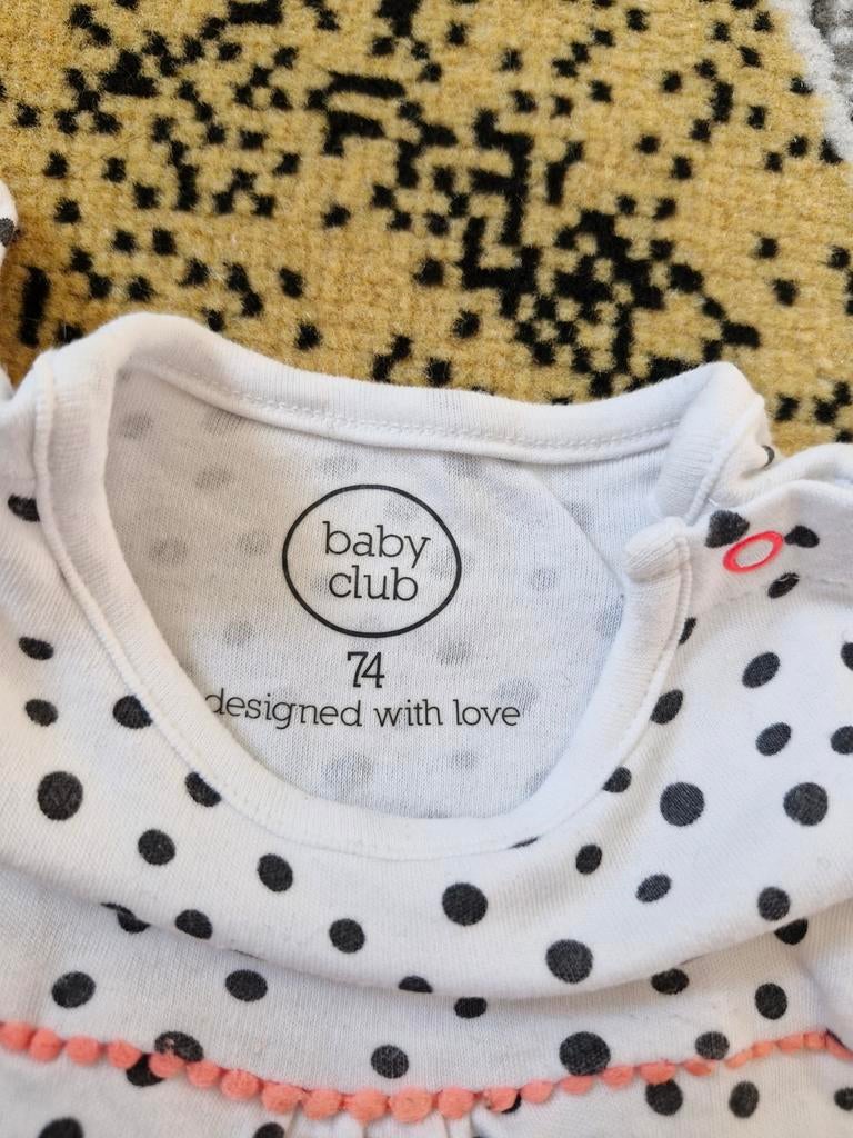Dalmatier zomerpakje maat 74, Jongetje of Meisje, Onbekend, Babyclub, Ophalen of Verzenden