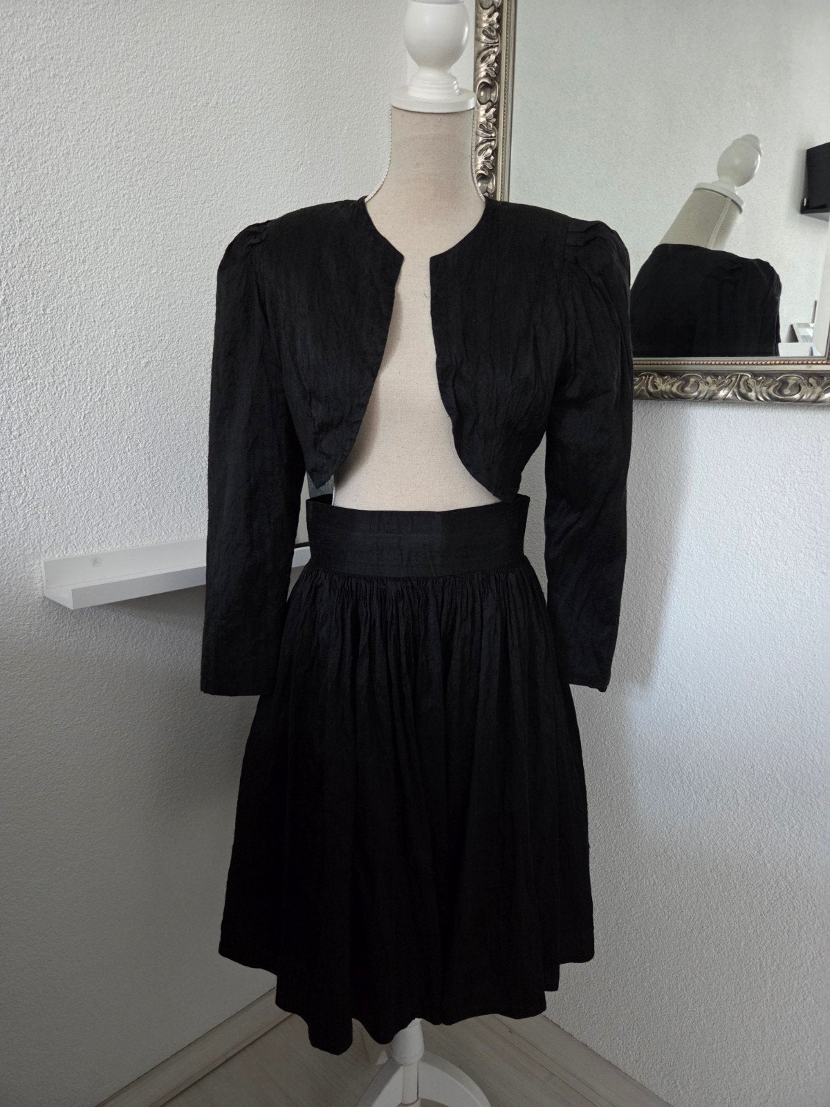 Rok en bolero JILL, Maat 38/40 (M), Overige typen, Zwart, Ophalen of Verzenden