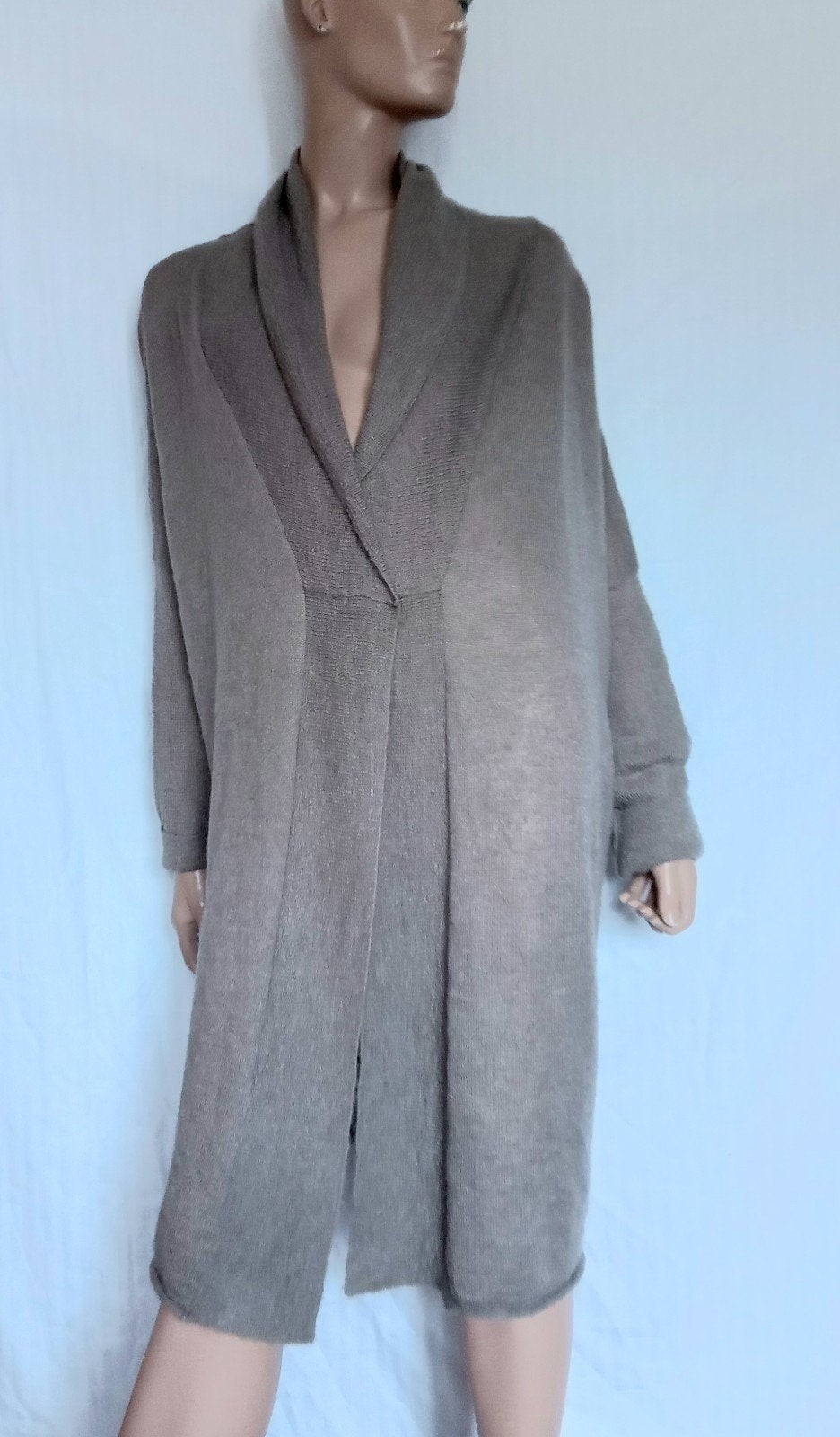 STUDIO 314 Oversized Vest , Maat L , WOL , MOHAIR, Ophalen of Verzenden, Zo goed als nieuw, Maat 42/44 (L), Grijs