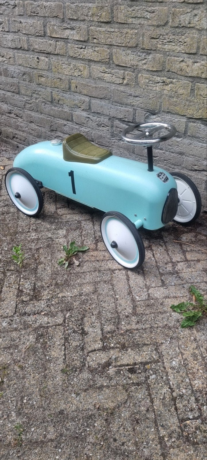 loopauto retro roller colin, Kinderen en Baby's, Speelgoed | Buiten | Voertuigen en Loopfietsen, Ophalen, Zo goed als nieuw, Loopvoertuig