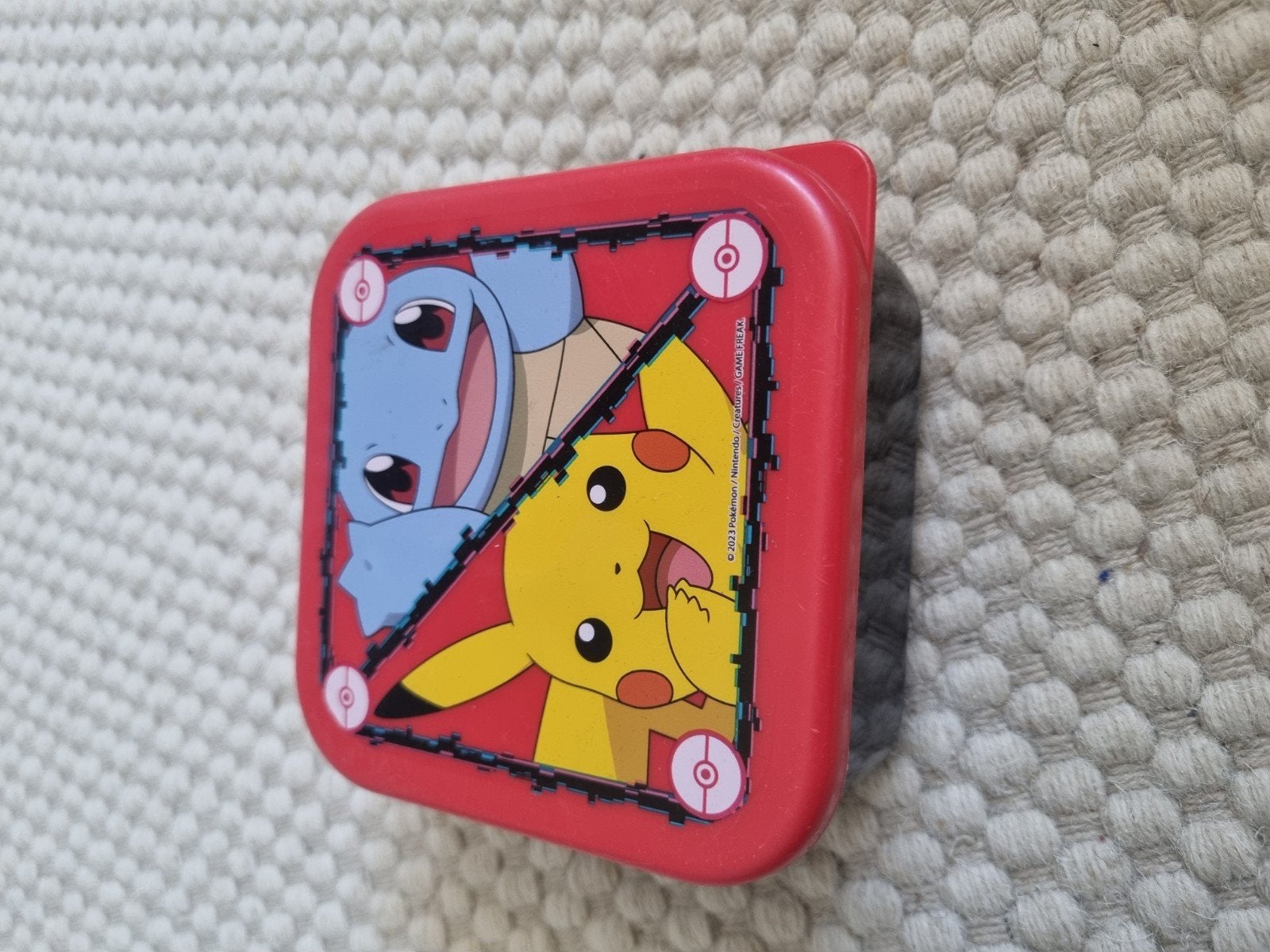 Pokémon Broodtrommel Pikachu Squirtle Lunchbox, Ophalen of Verzenden, Gebruikt, Jongen of Meisje