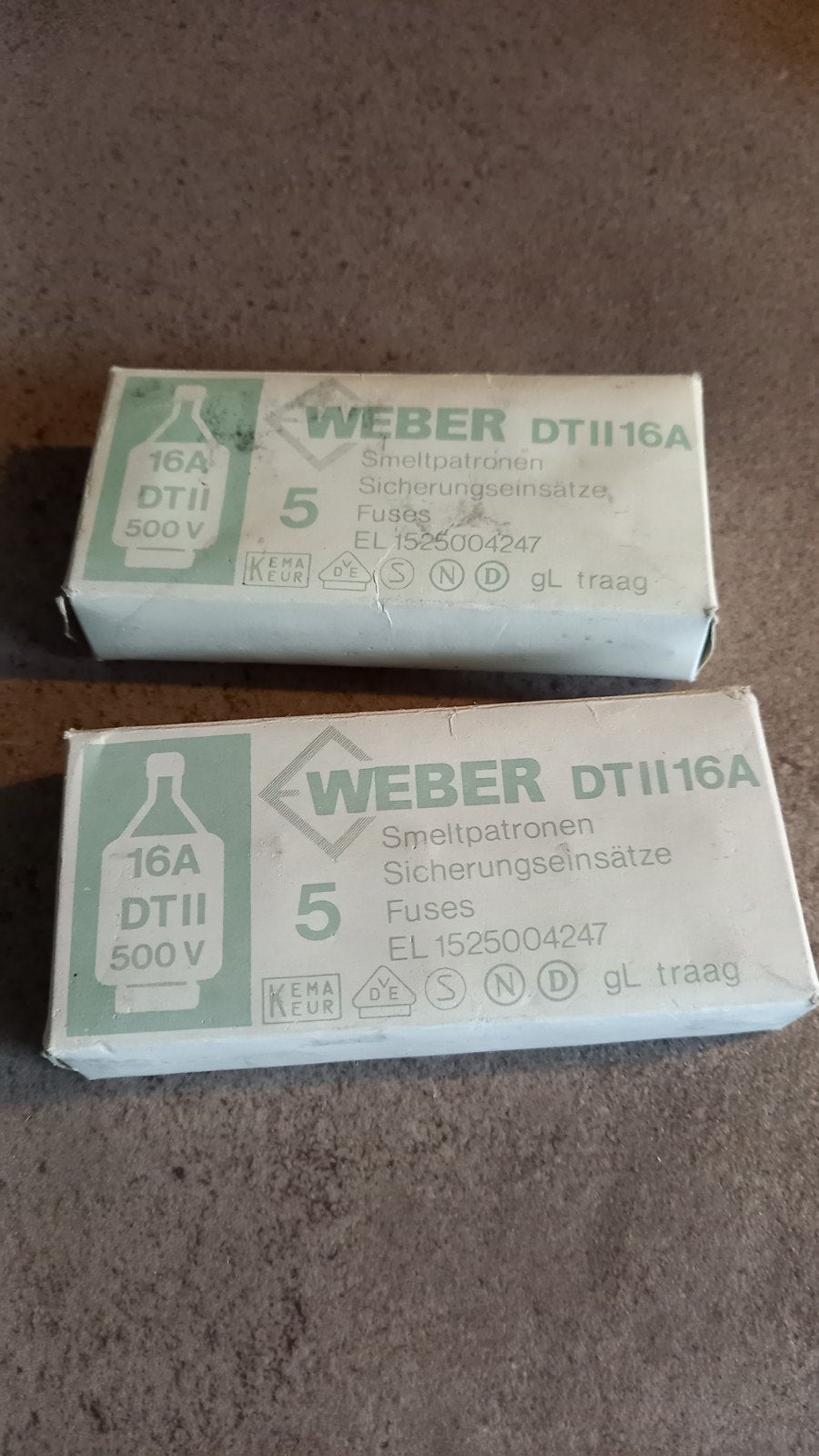 GRATIS: Weber DTII 16A smeltpatronen, Ophalen, Zo goed als nieuw, Overige typen