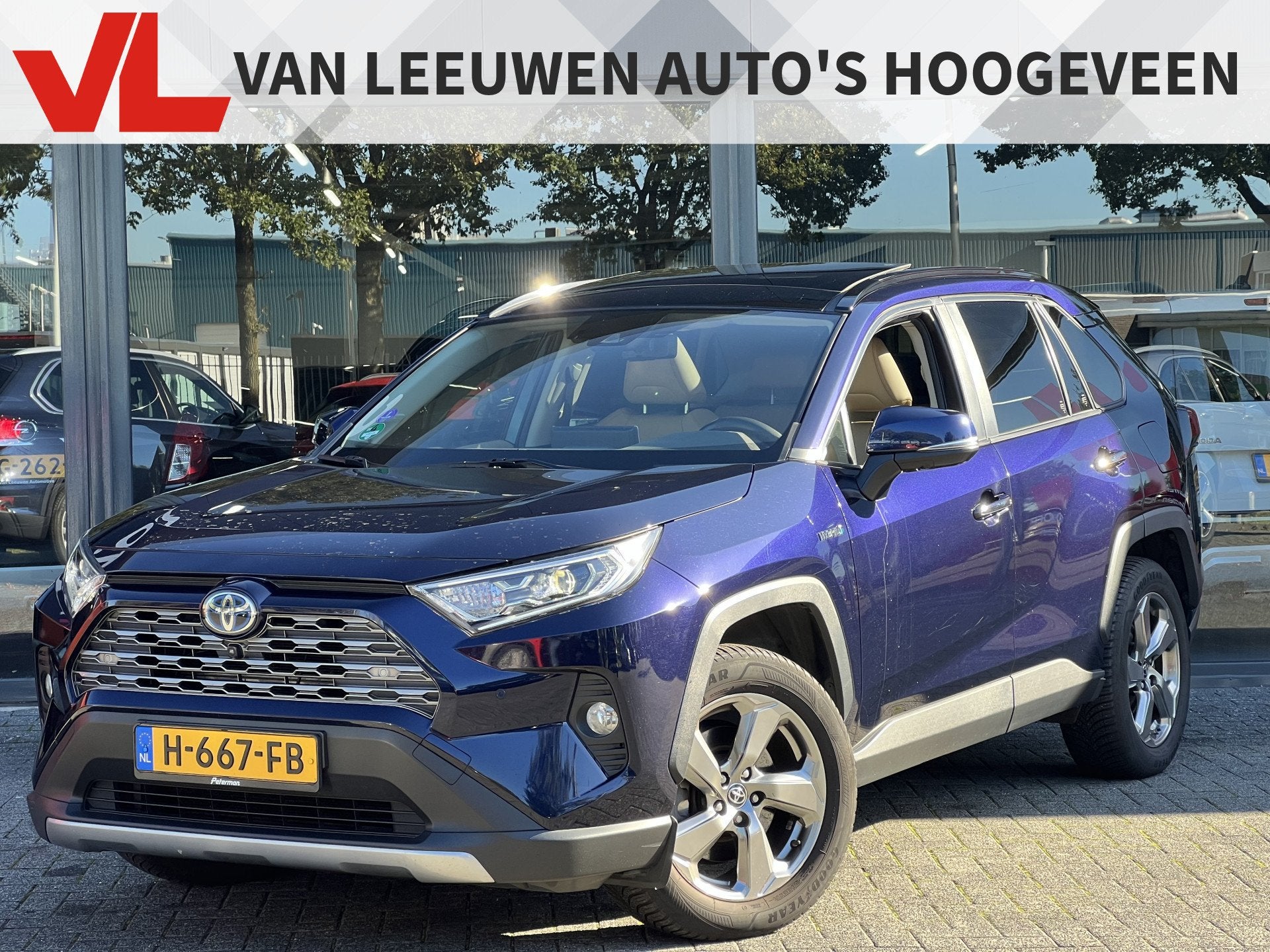 Toyota RAV4 2.5 Hybrid AWD Executive | Nieuw binnen | Fabrie, Automaat, Gebruikt, 4 cilinders, Blauw
