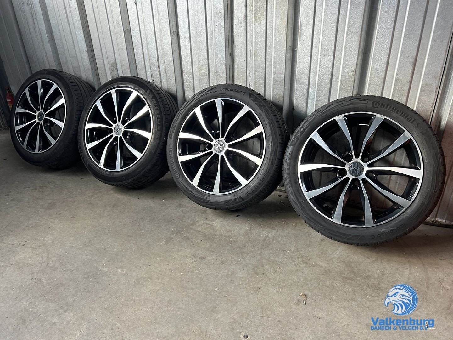 6-7mm! VAG VW Audi Mercedes BMW Seat Cupra 17 inch zwarte ve