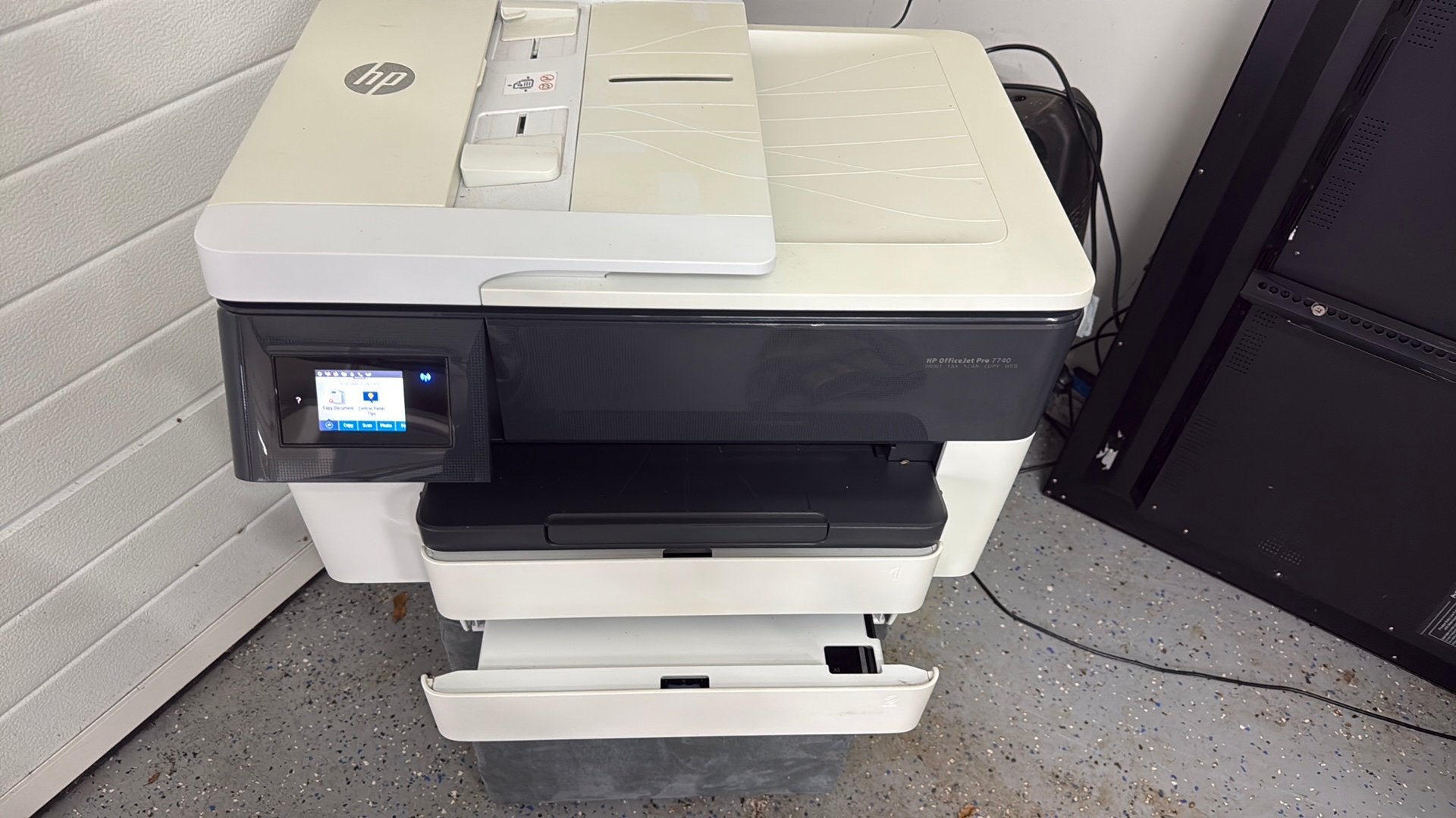 HP officejet Pro 7740 A3 printer ( en A4), Computers en Software, Ophalen, Zo goed als nieuw