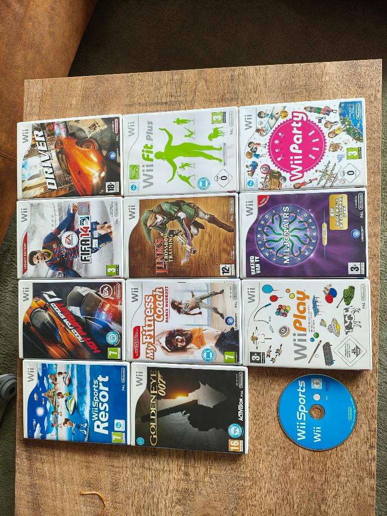 12 Nintendo Wii spellen alles in één koop, Spelcomputers en Games, Games | Nintendo Wii, Gebruikt, Ophalen of Verzenden, Sport