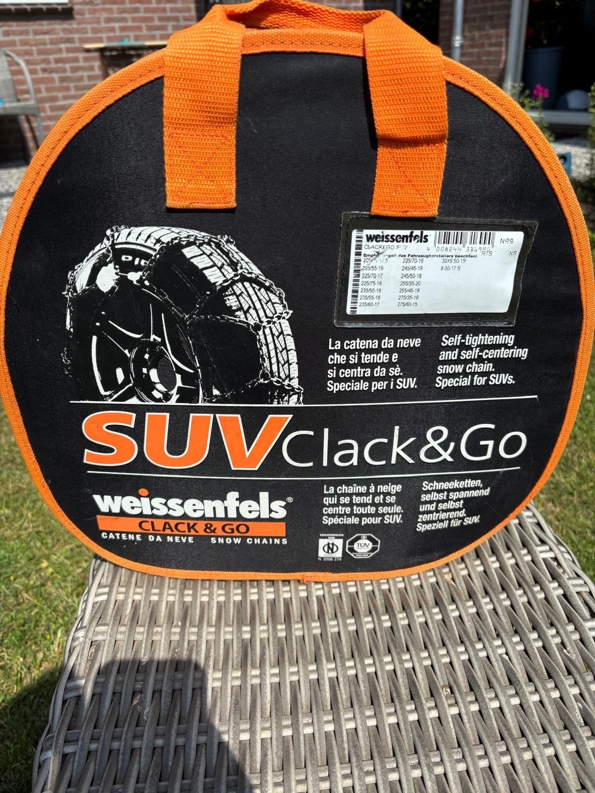NIEUW Weissenfels SUV Clack & Go sneeuwkettingen, Ophalen of Verzenden, Nieuw