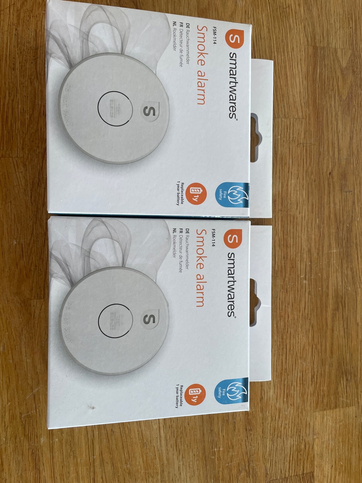 Smartwares Rookmelders FSM-114 - 2 stuks, Ophalen, Nieuw, Detector, Sensor of Melder, Rook