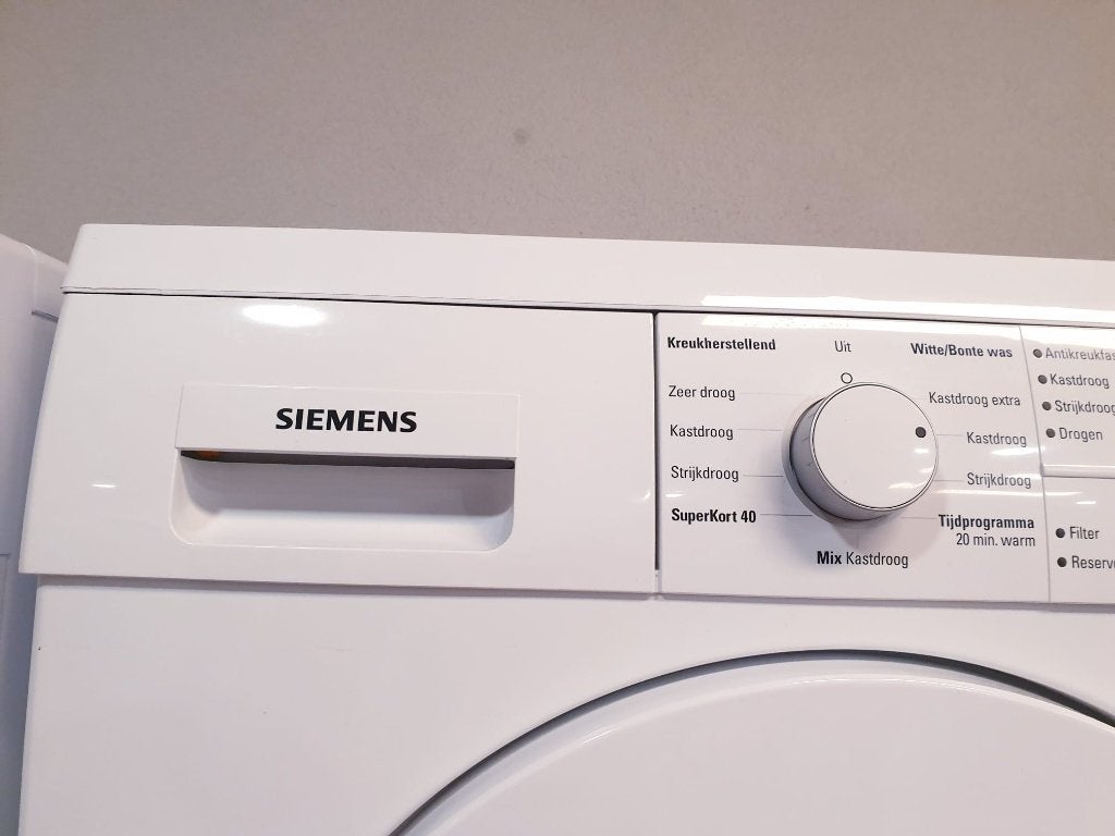 condens droger Siemens 7kg️️️ IQ300 ️️INC GARANTIE, Ophalen, 6 tot 8 kg, Anti-kreukfase, Zo goed als nieuw