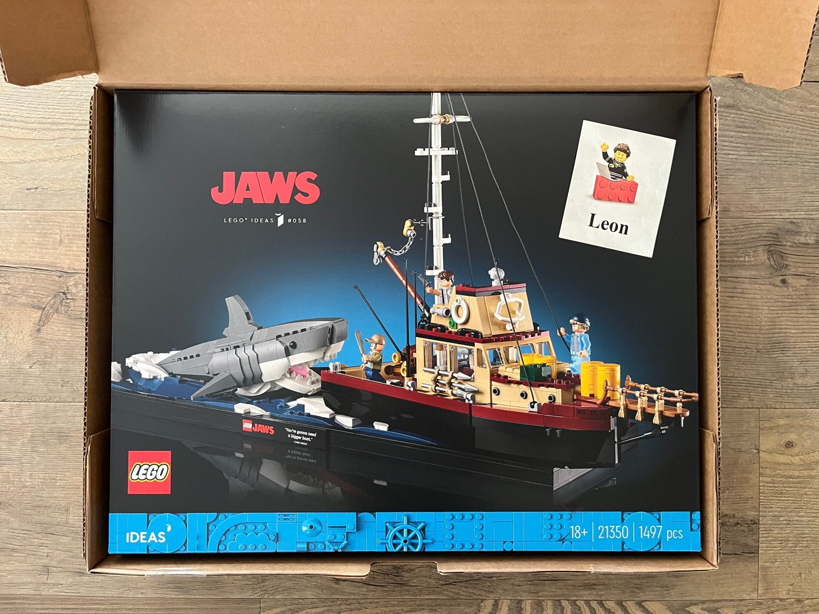 Lego Ideas 21350 Jaws - MISB Nieuw in omdoos !, Lego, Nieuw, Ophalen of Verzenden, Ideas