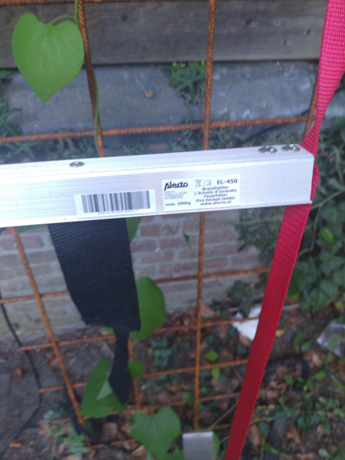 Alecto EL-450 Brandladder - Nieuwstaat, Ophalen, Zo goed als nieuw, Ladder, Opvouwbaar of Inschuifbaar