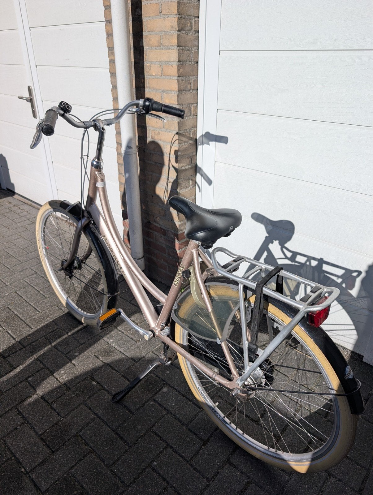 Batavus Mocca Damesfiets 28 inch - Gebruikt, Ophalen, Versnellingen, Batavus, 53 tot 56 cm