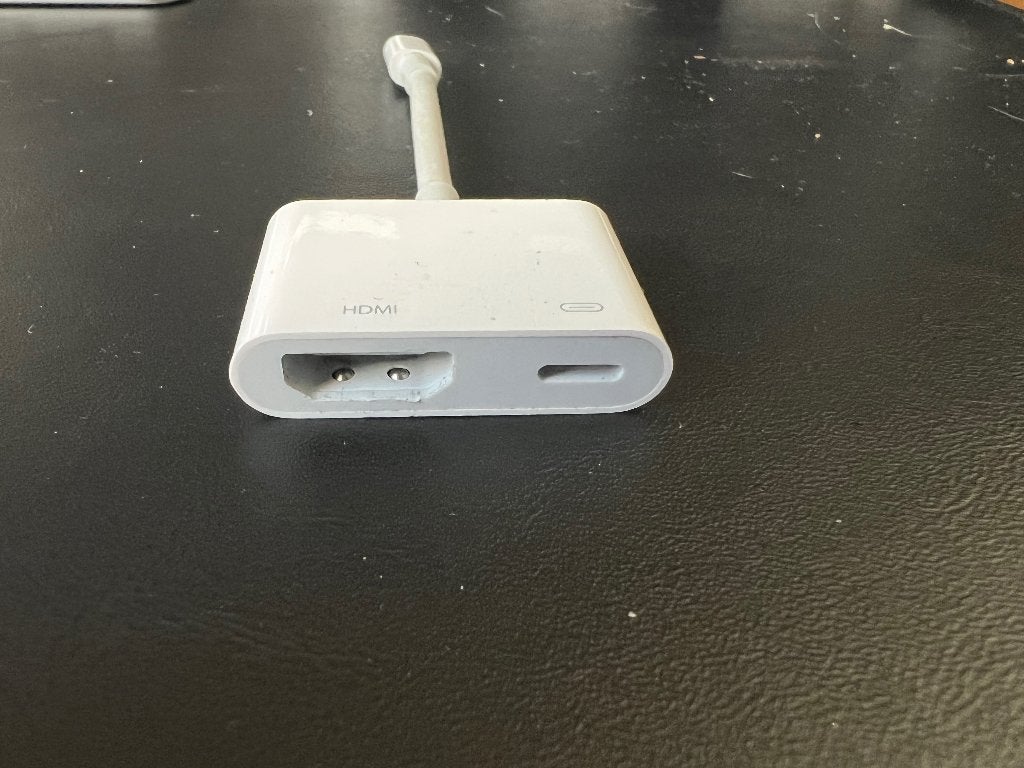 Apple Lightning Digital AV Adapter (Lightning-naar-HDMI)., Ophalen of Verzenden, Zo goed als nieuw, Minder dan 2 meter, Overige kabels