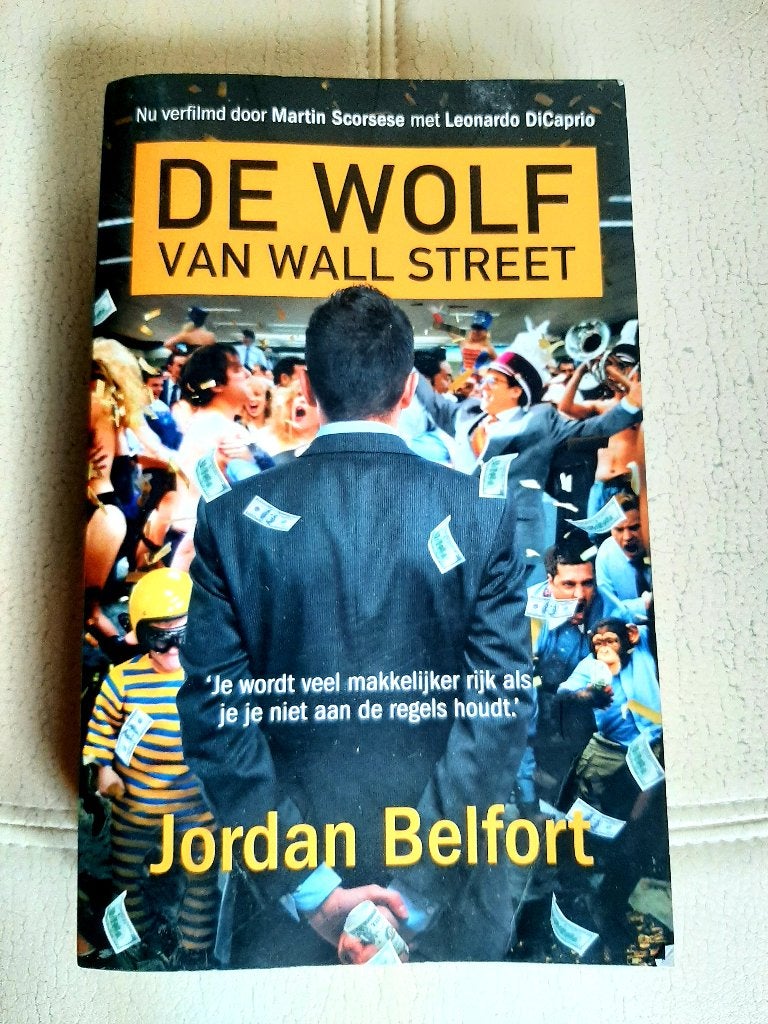 De wolf van Wall Street – Jordan Belfort, Ophalen of Verzenden, Zo goed als nieuw, Jordan Belfort