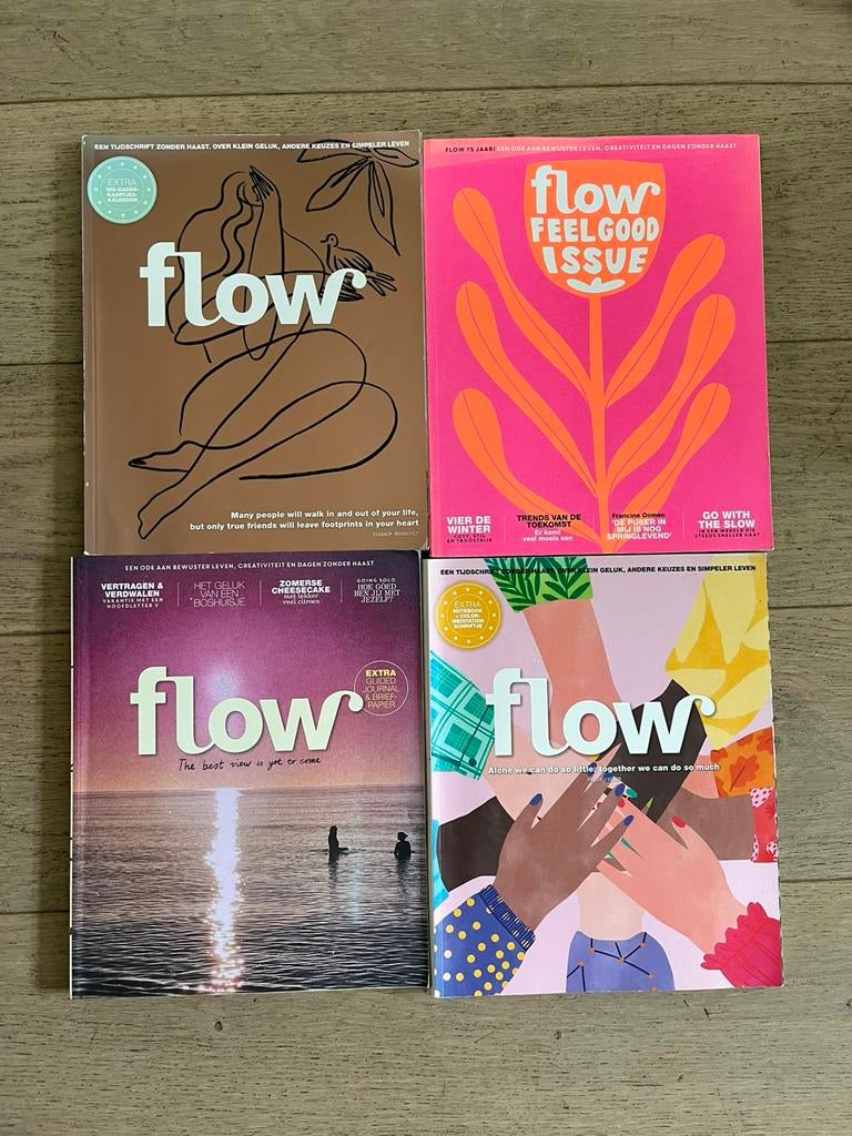4 Flow magazines, Ophalen, Zo goed als nieuw