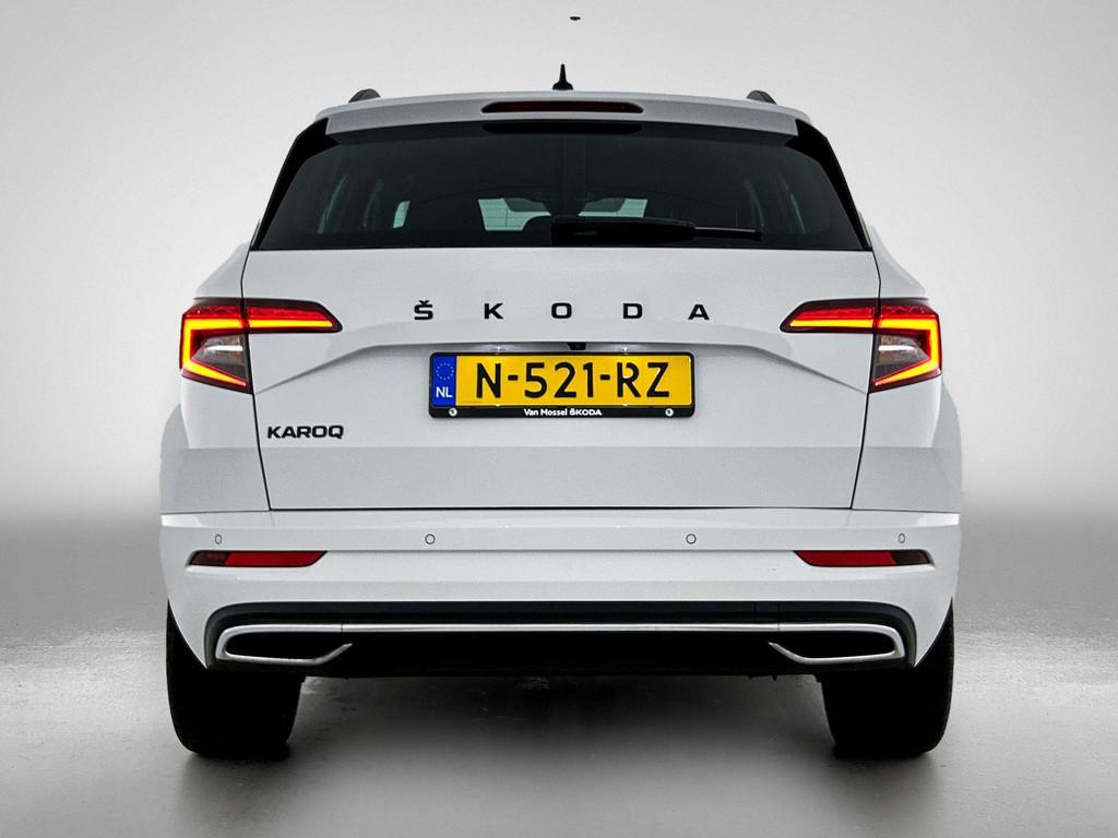 Skoda Karoq 1.5 TSI ACT Sportline Business | CANTON | ELEK.A, 12 maanden, Stof, 4 cilinders, Wit