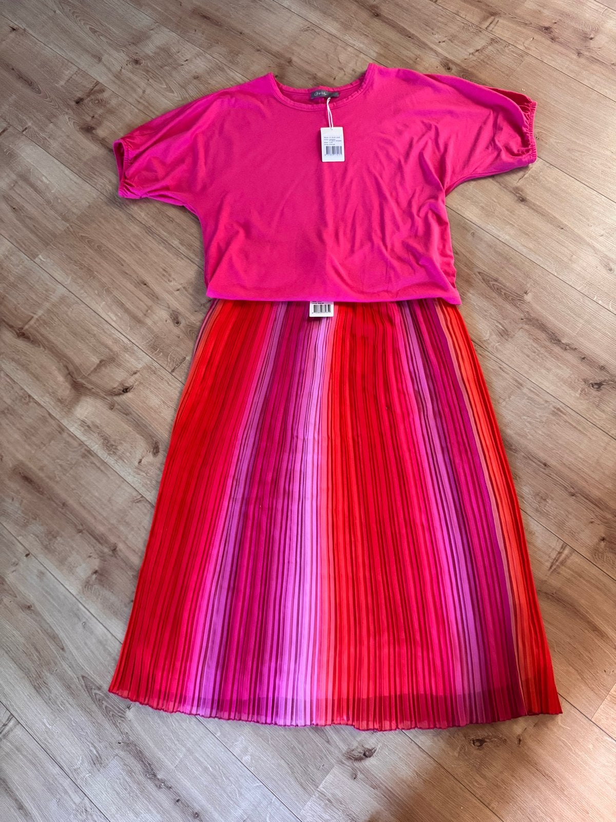 Geisha set: Nieuwe rok en shirt maat L, Ophalen of Verzenden, Nieuw, Maat 42/44 (L), Meerkleurig