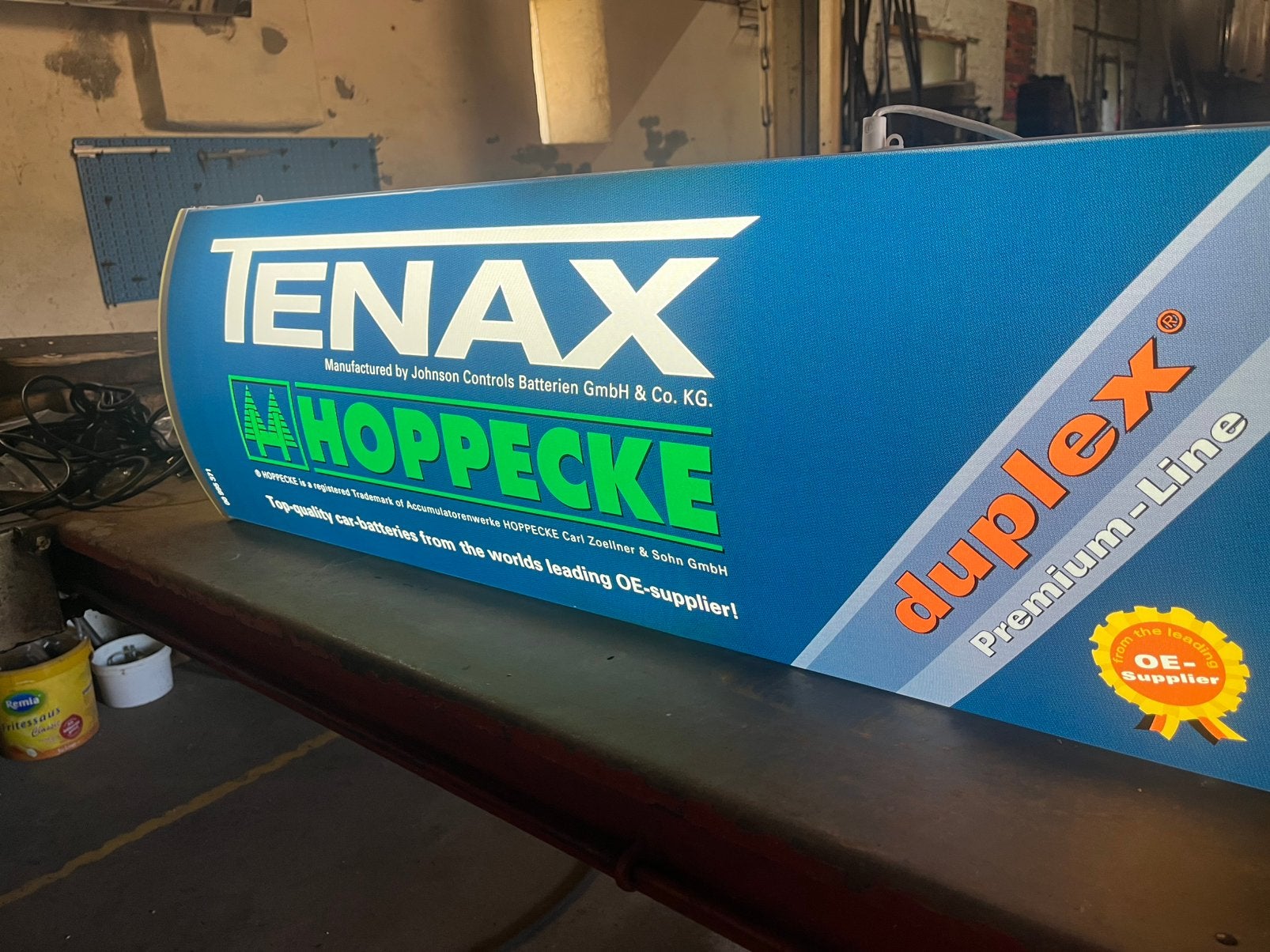 Lichtbak Tenax, Ophalen